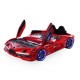 Premium Kids Racing Red Double Car Bed 