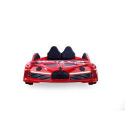 Premium Kids Racing Red Double Car Bed 