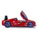 Premium Kids Racing Red Double Car Bed 