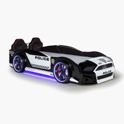 Children's Racing Car Night Police Bed for Boys an...