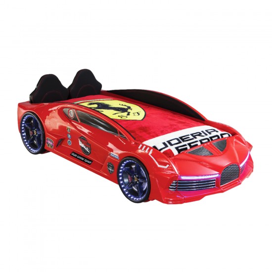 Premium  Racing Red Double Car Bed  for kids