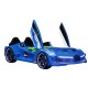 Premium Kids Racing Blue  Car Bed 