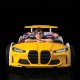 Luxury Premium GTX Kids Racing  Yellow Car Beds with Lights and Sounds